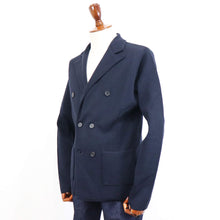 画像をギャラリービューアに読み込む, MAGAZZINO RICAMBI(マガジーノ リカンビ)ミラノリブ ダブルジャケット【ネイビー】国内正規品