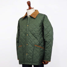 画像をギャラリービューアに読み込む, Barbour(バブアー)LIDDESDALE / リデスデイル キルティング ブルゾン【オリーブ】国内正規品