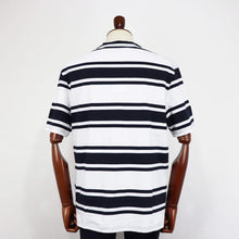 画像をギャラリービューアに読み込む, Barbour(バブアー)ボーダー Tシャツ【ホワイト×ネイビー】国内正規品