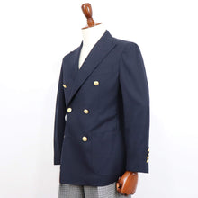 画像をギャラリービューアに読み込む, Giotto(ジオット)ダブルブレストジャケット ホップサック【ネイビー】国内正規品