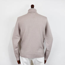画像をギャラリービューアに読み込む, Drumohr(ドルモア)メリノウール 8G タートルネックニット【ライトベージュ】国内正規品