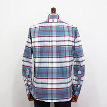 画像をギャラリービューアに読み込む, INDIVIDUALIZED SHIRTS(インディヴィジュアライズド シャツ)ボタンダウンチェックシャツ 【ブルー×ホワイト】国内正規品