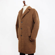 画像をギャラリービューアに読み込む, HERNO(ヘルノ)エコファー チェスターコート【キャメル】国内正規品