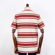 画像をギャラリービューアに読み込む, Barbour(バブアー)ボーダー Tシャツ【オフホワイト×レッド】国内正規品
