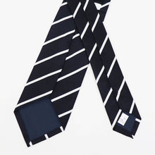 画像をギャラリービューアに読み込む, THE SOLE(ザソール)レジメンタル シルクタイ【ネイビー】国内正規品
