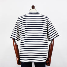 画像をギャラリービューアに読み込む, ORCIVAL(オーシバル)半袖 ボーダーTシャツ【エクリュ×ネイビー】国内正規品