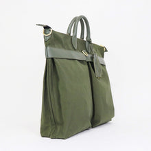 画像をギャラリービューアに読み込む, ACATE(アカーテ)Helmet Bag ヘルメットバッグ ナイロン×レザー【オリーブ】国内正規品