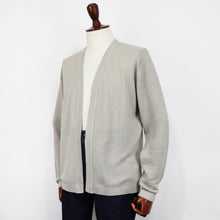 画像をギャラリービューアに読み込む, Blu Bre(ブルブレ)リネンシルク ボタンレスカーディガン【シルバー】国内正規品