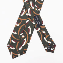画像をギャラリービューアに読み込む, HOLLIDAY&BROWN(ホリデーアンドブラウン)ハンドメイド シルク タイ【カーキ】国内正規品