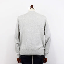 画像をギャラリービューアに読み込む, Vandori(ヴァンドリ)針抜き コットンカシミヤ クルーネック ニット【ライトグレー】国内正規品