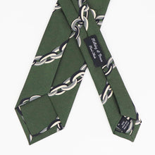 画像をギャラリービューアに読み込む, HOLLIDAY&BROWN(ホリデーアンドブラウン)ハンドメイド シルク タイ【グリーン】国内正規品