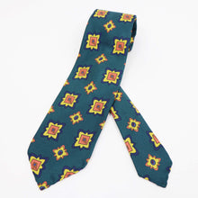 画像をギャラリービューアに読み込む, Spacca Neapolis(スパッカ ネアポリス)トレピエゲ 三つ折り シルク タイ【グリーン】国内正規品