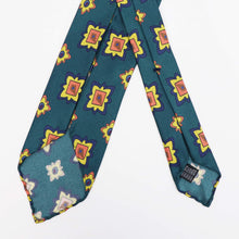 画像をギャラリービューアに読み込む, Spacca Neapolis(スパッカ ネアポリス)トレピエゲ 三つ折り シルク タイ【グリーン】国内正規品