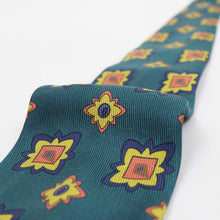 画像をギャラリービューアに読み込む, Spacca Neapolis(スパッカ ネアポリス)トレピエゲ 三つ折り シルク タイ【グリーン】国内正規品