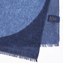 画像をギャラリービューアに読み込む, GIERRE MILANO(ジエレ ミラノ)ウールストール【ブルー】国内正規品
