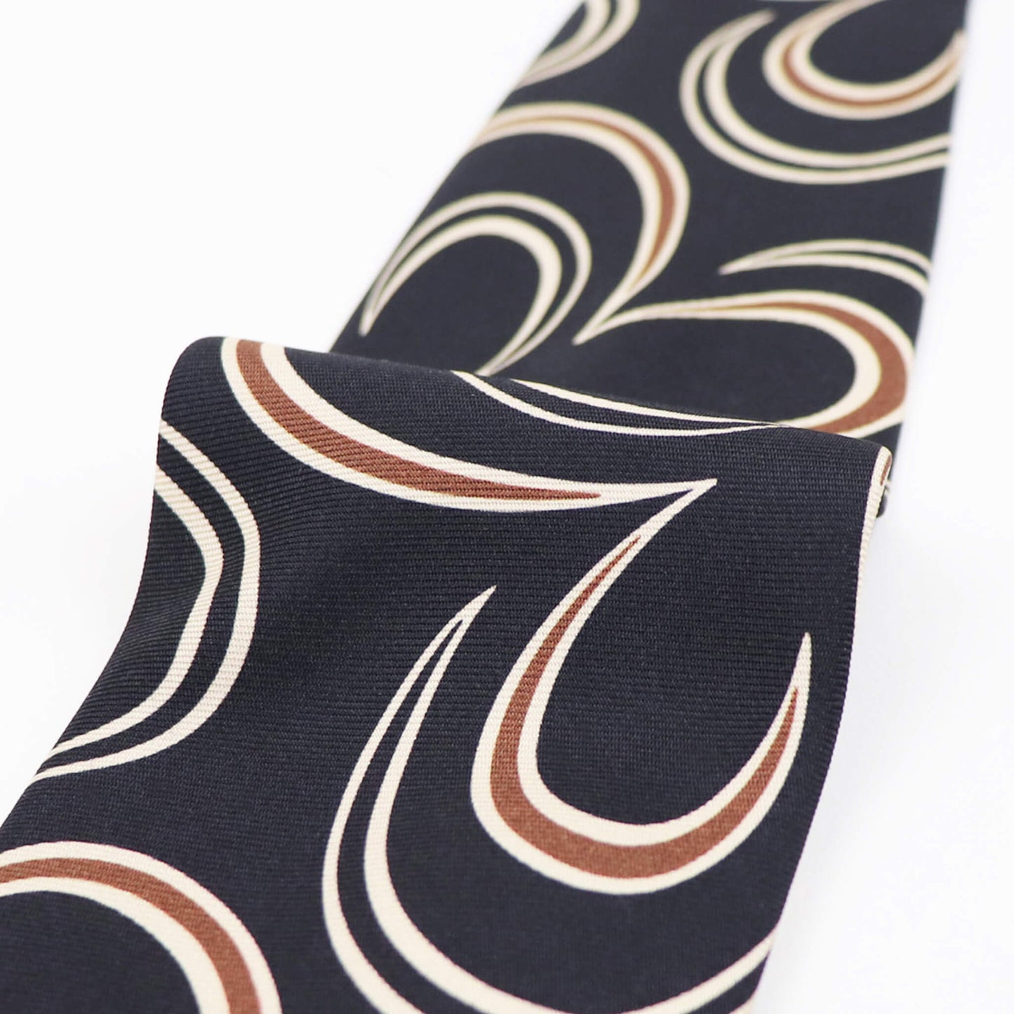 HOLLIDAY&BROWN(ホリデーアンドブラウン)ハンドメイド シルク タイ【ブラック】国内正規品