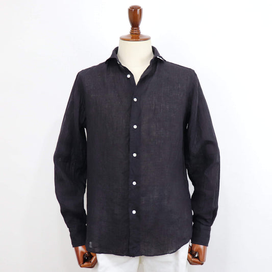 Giotto(ジオット)ANTONELLA Napoli リネンシャツ【ブラック】国内正規品
