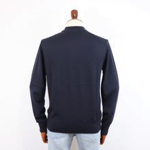 画像をギャラリービューアに読み込む, nomiamo(ノミアモ)定番 モックネック ニット 33ゲージ【ダークネイビー】国内正規品