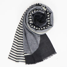 画像をギャラリービューアに読み込む, GIERRE MILANO(ジエレ ミラノ)ウールストール【グレー】国内正規品