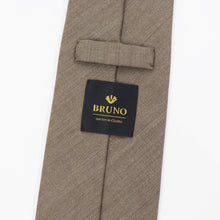 画像をギャラリービューアに読み込む, BRUNO(ブルーノ)スフォデラートトレピエゲ ウールタイ Lantwood House / ラントウッドハウス 生地使用 トレピエゲ 三つ折り ウール ネクタイ【ベージュ】正規販売店