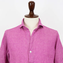 画像をギャラリービューアに読み込む, ORIAN(オリアン)プルオーバー リネンシャツ【ピンク】国内正規品