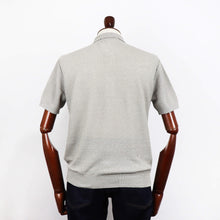 画像をギャラリービューアに読み込む, Blu Bre(ブルブレ)リネンシルク ポロシャツ【シルバー】国内正規品