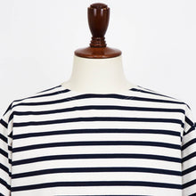 画像をギャラリービューアに読み込む, ORCIVAL(オーシバル)半袖 ボーダーTシャツ【エクリュ×ネイビー】国内正規品