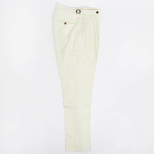 画像をギャラリービューアに読み込む, BERWICH(ベルウィッチ)SCOTCH / スコッチ 2プリーツパンツ【ホワイト】国内正規品