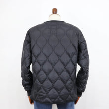 画像をギャラリービューアに読み込む, TAION(タイオン)ミリタリー オーバーサイズクルーネック ダウンジャケット ソフトシェル【ブラック】国内正規品