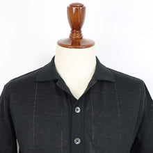 画像をギャラリービューアに読み込む, Vandori(ヴァンドリ)ラミーコットン キャンプシャツ【ブラック】国内正規品