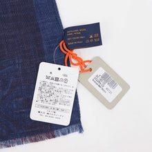 画像をギャラリービューアに読み込む, GIERRE MILANO(ジエレ ミラノ)ウールストール【ネイビー系】国内正規品