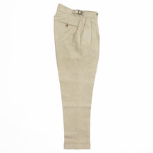 画像をギャラリービューアに読み込む, BERWICH(ベルウィッチ)SCOTCH / スコッチ ツープリーツアジャスター付きパンツ【ベージュ】国内正規品