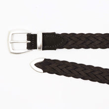 画像をギャラリービューアに読み込む, ALBERTO LUTI(アルべルト ルッティ)カーフスエード メッシュベルト【ブラウン】国内正規品