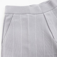 画像をギャラリービューアに読み込む, Vandori(ヴァンドリ)ミラノリブ ストライプ ショートパンツ【アイスグレー】国内正規品