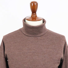 画像をギャラリービューアに読み込む, Blu Bre(ブルブレ)タートルネック Super 120 ウール100%【ブラウン】国内正規品
