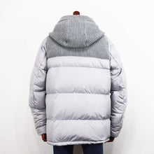 画像をギャラリービューアに読み込む, BBR(ビービーアール)ニットダッフル ダウンブルゾン【ライトグレー】国内正規品