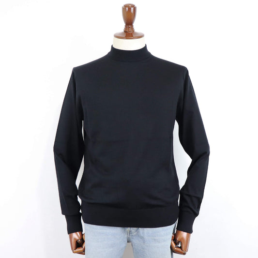 nomiamo(ノミアモ)定番 モックネック ニット 33ゲージ【ブラック】国内正規品