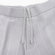 画像をギャラリービューアに読み込む, Vandori(ヴァンドリ)ミラノリブ ストライプ ショートパンツ【アイスグレー】国内正規品