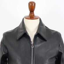 画像をギャラリービューアに読み込む, CINQUANTA(チンクワンタ)REGULAR COLLAR ZIP BLOUSON レギュラーカラージップブルゾン シルバージップ【ブラック】国内正規品