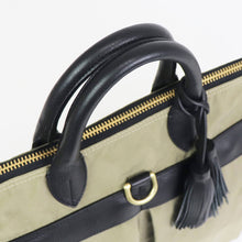 画像をギャラリービューアに読み込む, ACATE(アカーテ)Helmet Bag ヘルメットバッグ ナイロン×レザー【カーキ×ブラック】国内正規品