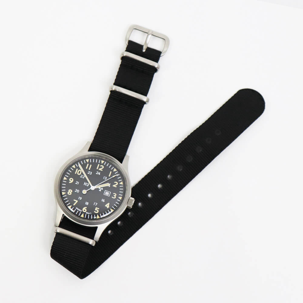 NAVAL WATCH(ナバルウォッチ)Naval military watch Mil.-01B US Force Type 【ブラック&カーキ】国内正規品