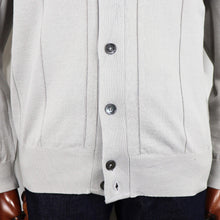 画像をギャラリービューアに読み込む, Blu Bre(ブルブレ)針抜き シャツカーディガンニット【SILVER GREY】国内正規品