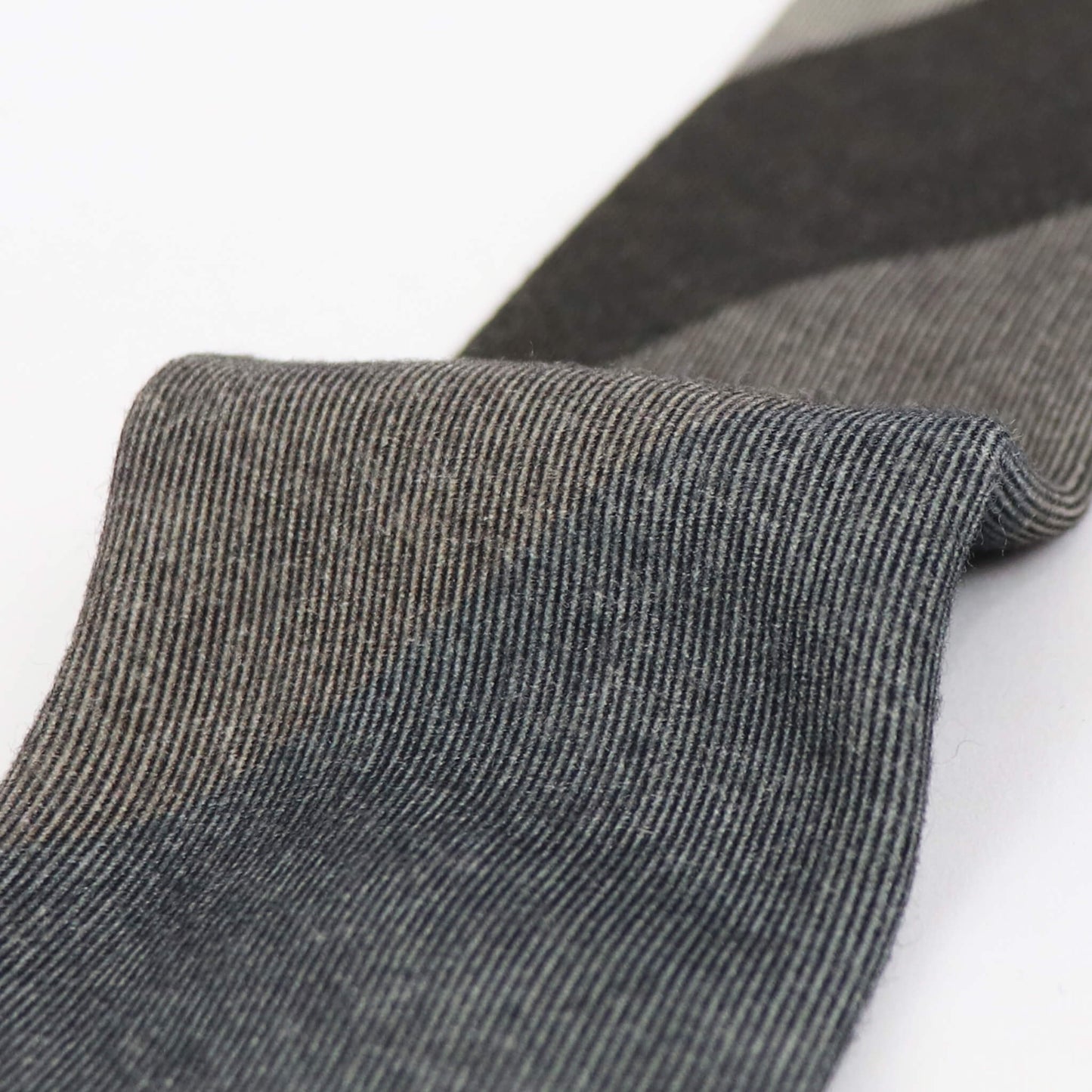 Stefano Cau(ステファノカウ)レジメンタルストライプ ウールタイ【グレー】国内正規品