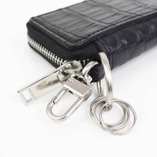 画像をギャラリービューアに読み込む, THE SOLE(ザソール)クロコダイル スマートキーケース【ブラック】国内正規品