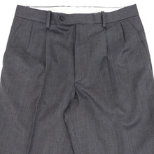 画像をギャラリービューアに読み込む, ORTELO(オルテロ)HOLLEBECK 2プリーツ ウールパンツ【チャコールグレー】国内正規品