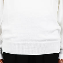 画像をギャラリービューアに読み込む, GRAN SASSO(グランサッソ)12ゲージ コットンクルーネックニット ロングスリーブ 長袖【ホワイト】国内正規品