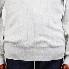 画像をギャラリービューアに読み込む, Vandori(ヴァンドリ)針抜き コットンカシミヤ クルーネック ニット【ライトグレー】国内正規品