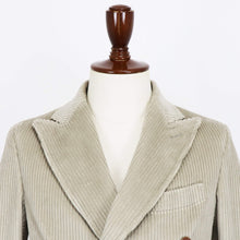 画像をギャラリービューアに読み込む, Errico Formicola(エリコ フォルミコラ)MARCO DP 太畝コーデュロイダブルジャケット【ベージュ】国内正規品