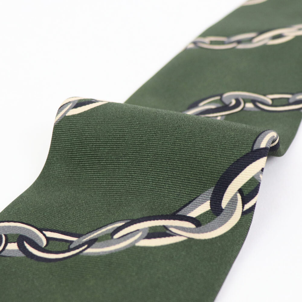 HOLLIDAY&BROWN(ホリデーアンドブラウン)ハンドメイド シルク タイ【グリーン】国内正規品