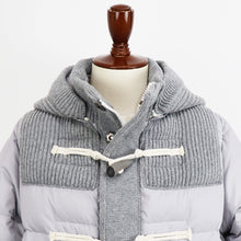 画像をギャラリービューアに読み込む, BBR(ビービーアール)ニットダッフル ダウンブルゾン【ライトグレー】国内正規品
